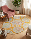 Arcadia Rugs Collection Area Rug -  Atlantis (Orange) Oval Orange  lifestyle 68