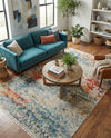 Caribbean Breeze Collection Area Rug -  Isla Rectangle Cream  lifestyle 14