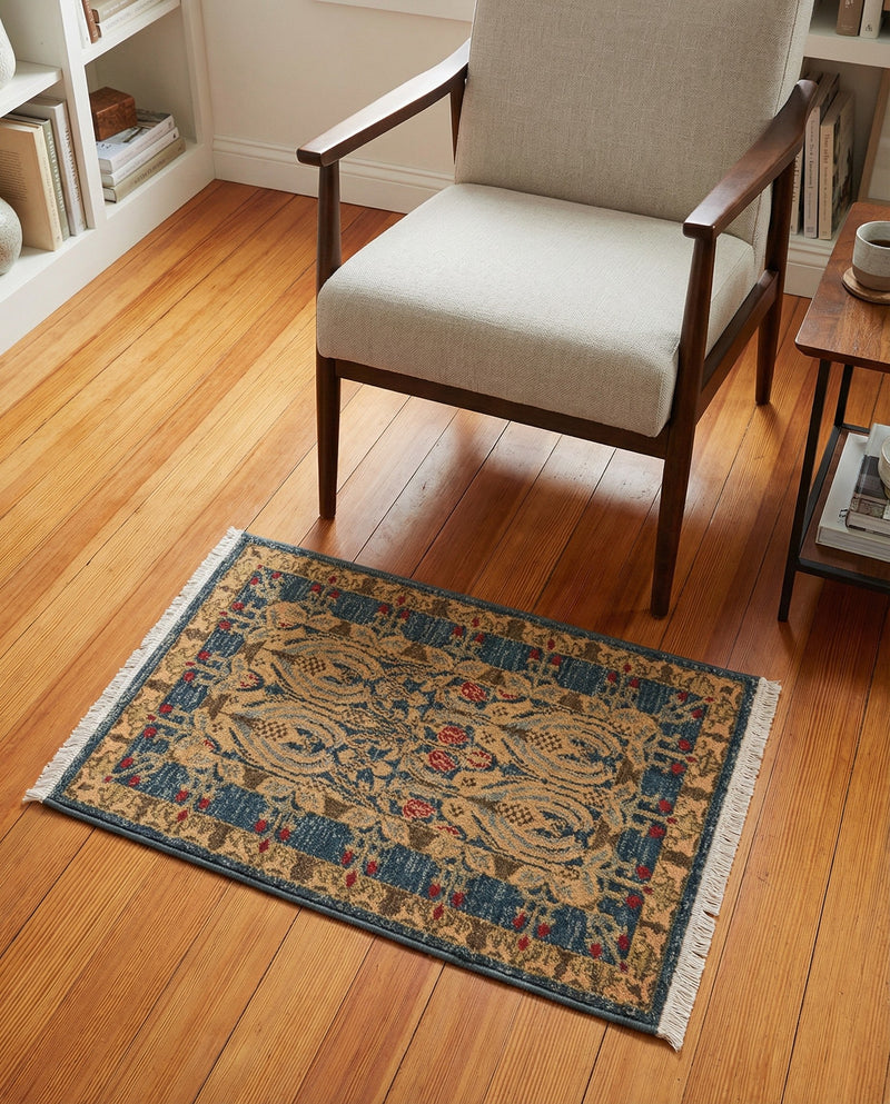 Chelsea Elegance Collection Area Rug -  Brompton (Navy Blue) Rectangle Navy Blue  lifestyle 39