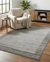 Studio Haven Collection Area Rug -  Conservatory (Light Gray) Rectangle Light Gray  lifestyle 20