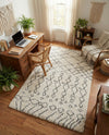 Casablanca Comfort Collection Area Rug -  Fez Rectangle Pure Ivory  lifestyle 27