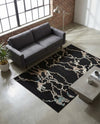 Brighton Terrace Collection Area Rug -  Aldrington Rectangle Navy Blue  lifestyle 39