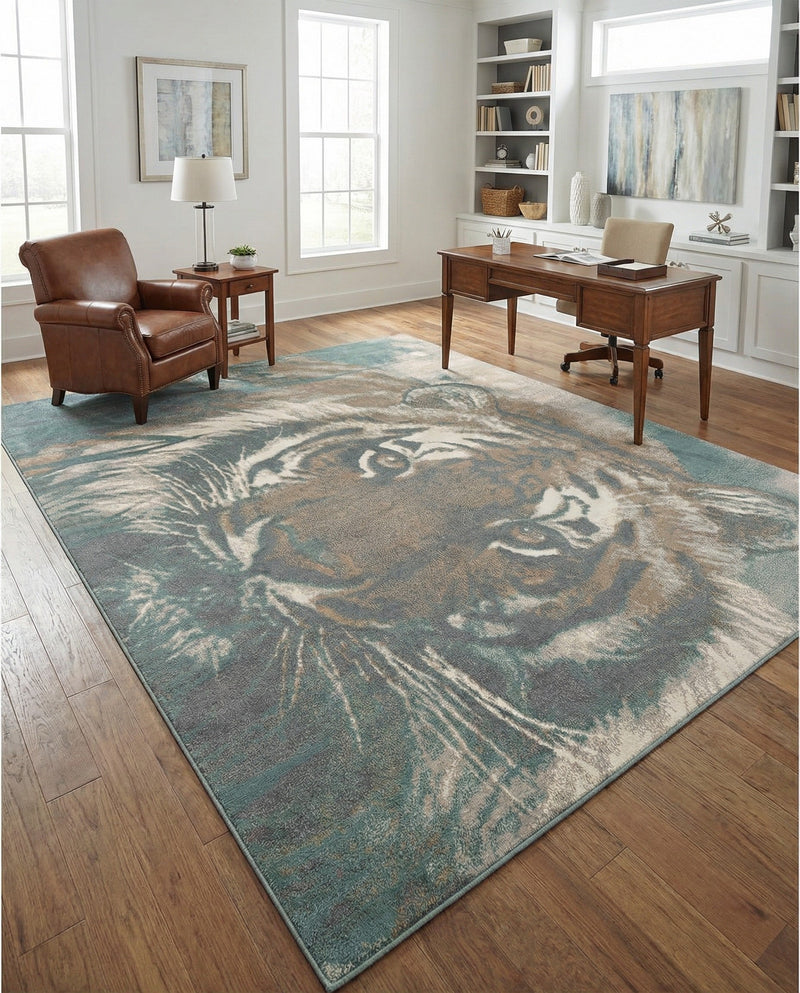 Savannah Sojourn Collection Area Rug -  Okavango Rectangle Multi  lifestyle 15