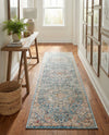 Coastal Haven Collection Area Rug - Seabreeze (Blue) Runner Blue  lifestyle 43