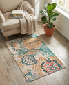 Sorrento Shores Collection Area Rug -  Massa Rectangle Beige  lifestyle 19