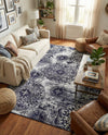 Riviera Elegance Collection Area Rug -  Monaco (Navy Blue) Rectangle Navy Blue  lifestyle 15