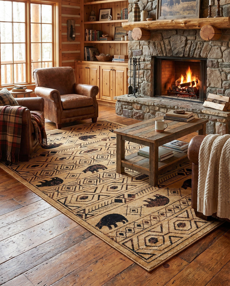 Frontier Trails Collection Area Rug -  Sedona Rectangle Cedar  lifestyle 47