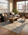 Bloomsbury Elegance Collection Area Rug -  Pimlico Rectangle Gray  lifestyle 39
