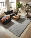 Cozy Comfort Shag Collection Area Rug - Haven (Cloud Gray) Rectangle Cloud Gray  lifestyle 20