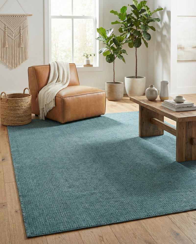 Aravalli Collection Area Rug -  Jaisalmer Rectangle Aegean Blue  lifestyle 35