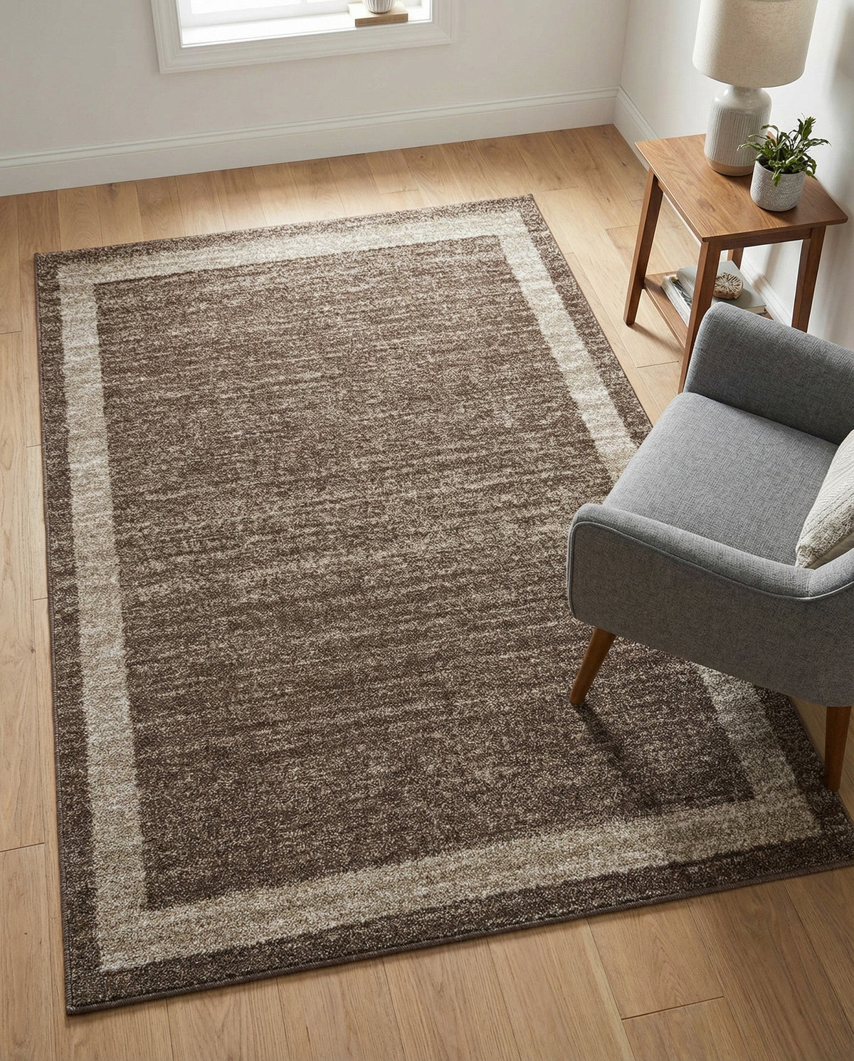 Studio Haven Collection Area Rug -  Alcove (Light Brown) Rectangle Light Brown  lifestyle 19