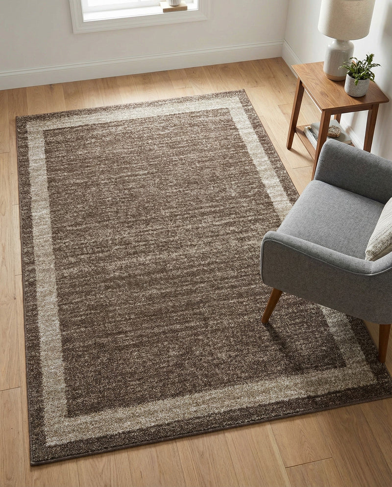 Studio Haven Collection Area Rug -  Alcove (Light Brown) Rectangle Light Brown  lifestyle 19