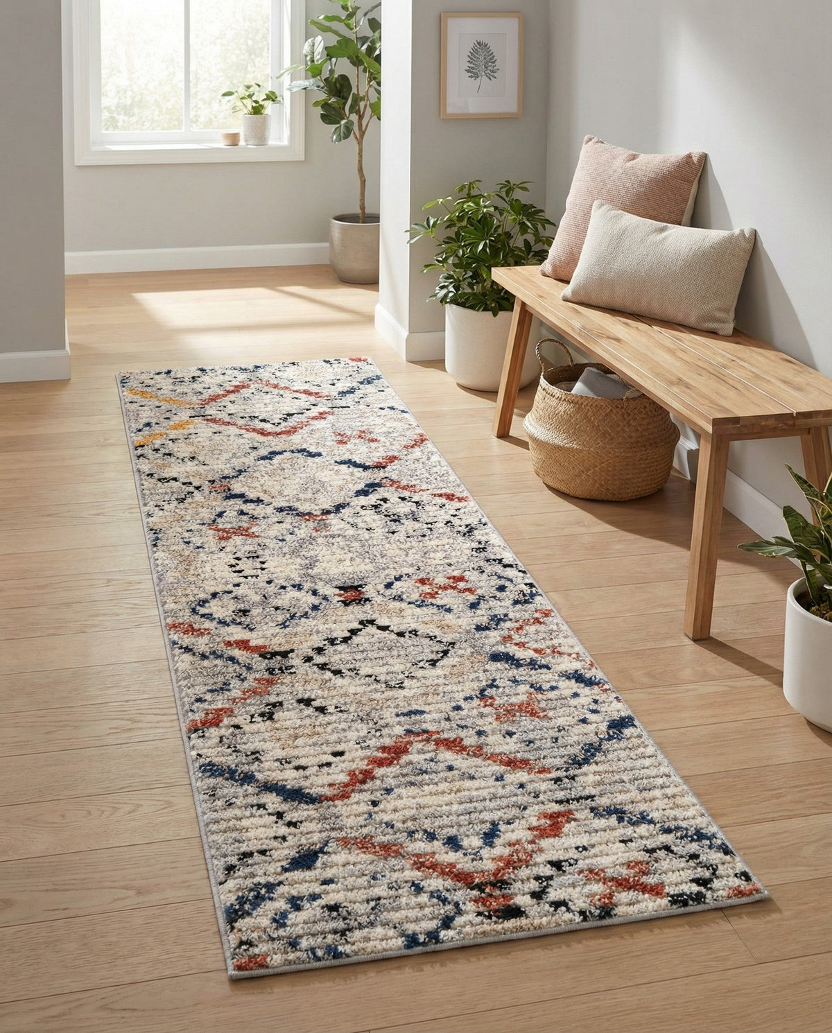 Santa Fe Trails Collection Area Rug - Canyon Runner Multi  lifestyle 119