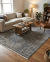 Caribbean Breeze Collection Area Rug -  Utila Rectangle Fume Gray  lifestyle 8