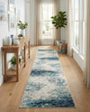 Colorburst Oasis Collection Area Rug -  Tropic Runner Blue  lifestyle 53
