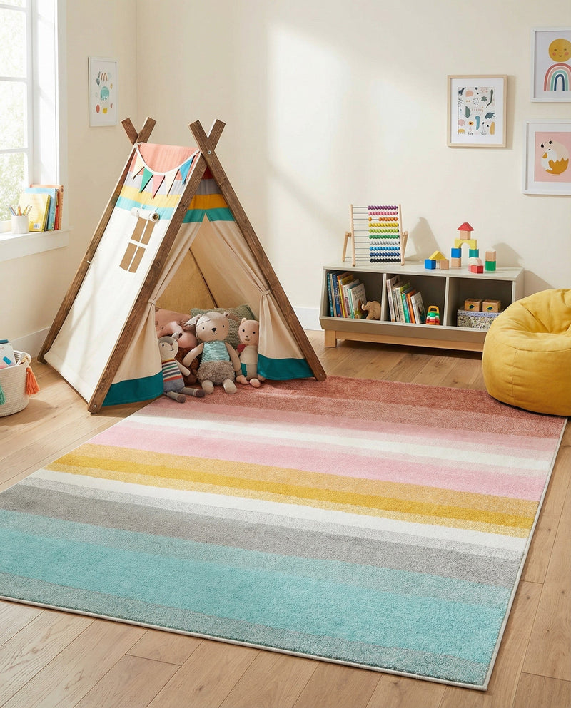 Wonder Tykes Collection Area Rug -  Dreamland Rectangle Multi  lifestyle 38