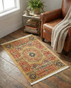 Ottoman Elegance Collection Area Rug -  Ephesus Rectangle Beige  lifestyle 37
