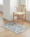 Dresden Elegance Collection Area Rug - Meissen Rectangle Blue  lifestyle 20