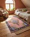 Heritage Elegance Collection Area Rug -  Winterthur (Pink) Rectangle Pink  lifestyle 17