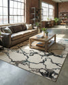 Brighton Terrace Collection Area Rug -  Aldrington Rectangle Ivory  lifestyle 35