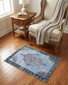 Heritage Elegance Collection Area Rug -  Winterthur (Blue Gray) Rectangle Blue Gray  lifestyle 5