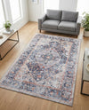 Laguna Sands Collection Area Rug -  Newport Rectangle Navy Blue  lifestyle 23