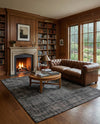 Berkshire Estate Collection Area Rug - Windsor (Blackberry) Rectangle Blackberry  lifestyle 30