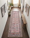Heritage Elegance Collection Area Rug -  Hampton Runner Antique Red  lifestyle 71