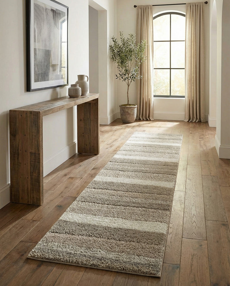 Sienna Collection Area Rug -  Amalfi Runner Cloud Gray  lifestyle 57