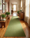 Soho Elegance Collection Area Rug - Chelsea (Green) Runner Green  lifestyle 62