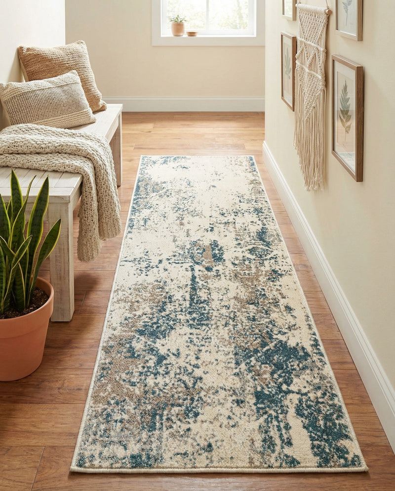 Gobi Sands Collection Area Rug -  Shapotou Runner Beige  lifestyle 38