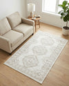 Savannah Elegance Collection Area Rug -  Tybee (Ivory) Rectangle Ivory  lifestyle 25