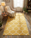 Trellis Mosaic Collection Area Rug -  Pergolatown (Yellow) Rectangle Yellow  lifestyle 10
