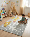 Wonder Tykes Collection Area Rug -  Mystic Rectangle Gray  lifestyle 8