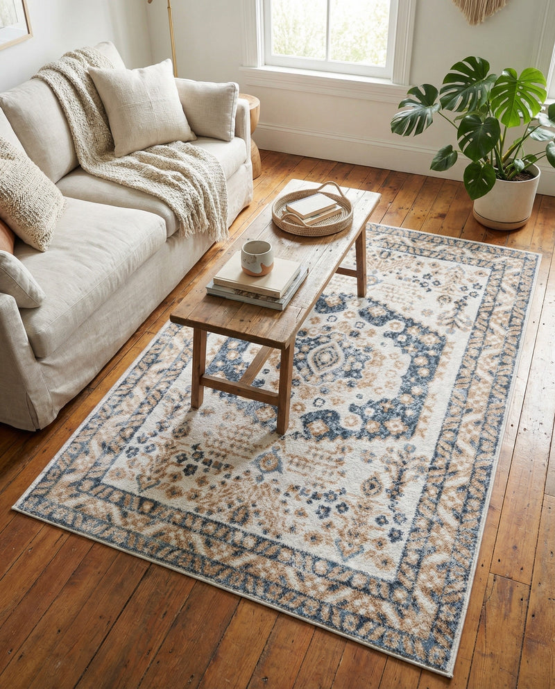 Cambridge Classics Collection Area Rug -  Pembroke (Cream) Rectangle Cream  lifestyle 23
