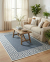 Seaside Haven Rugs Collection Area Rug -  Marina Rectangle Navy Blue  lifestyle 13