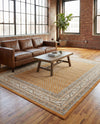 Soho Elegance Collection Area Rug -  Mercer (Orange) Rectangle Orange  lifestyle 17