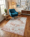 Aegean Elegance Washables Collection Area Rug -  Serifos Rectangle Rose Pink  lifestyle 10