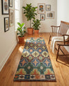 Savannah Threads Collection Area Rug - Greenwich Runner Multi  lifestyle 37