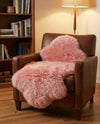 Arctic Lambskin Luxe Collection Area Rug - Tundra Rectangle Pink  lifestyle 38
