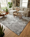 Riviera Elegance Collection Area Rug -  Monaco (Gray) Rectangle Gray  lifestyle 4