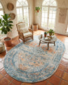 Coastal Haven Collection Area Rug -  Oceania Oval Multi  lifestyle 67