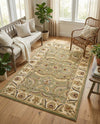 Jaipur Elegance Collection Area Rug -  Lal Rectangle Green  lifestyle 31