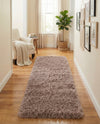 Eternal Plush Oasis Collection Area Rug -  Tranquility (Khaki) Runner Khaki  lifestyle 49