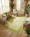 Horizon Collection Area Rug -  Apex (Light Green) Rectangle Light Green  lifestyle 16