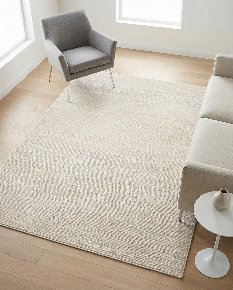 Bloomsbury Elegance Collection Area Rug -  Kensington (Ivory) Rectangle Ivory  lifestyle 21
