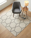 Trellis Mosaic Collection Area Rug - Arborville (Ivory) Square Ivory  lifestyle 42
