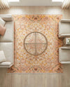 Bazaar Chic Collection Area Rug -  Fez Square Ivory and Gold  lifestyle 56