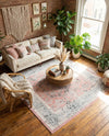 Adriana Terrace Collection Area Rug - Capri (Rose) Square Rose  lifestyle 38