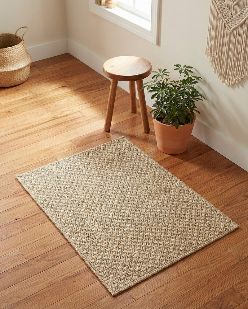 Sahara Sands Collection Area Rug -  Rosetta Rectangle Natural  lifestyle 7